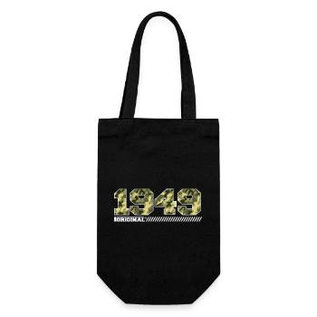 1949 Anniversary Gift Vintage 1949 Army - Gift Bag for Bottles - black - Front