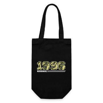 1996 Anniversary Gift Vintage 1996 Army - Gift Bag for Bottles - black - Front