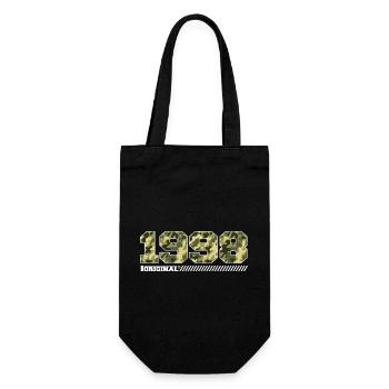 1998 Jubiläumsgeschenk Jahrgang 1998 Armee - Geschenkbeutel für Flaschen - Schwarz - Vorne