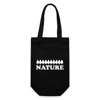NATURE - Gift Bag for Bottles - black - Front