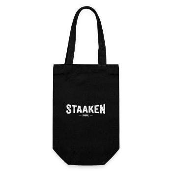 Staaken Original - Geschenkbeutel für Flaschen - Schwarz - Vorne