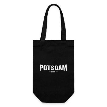 Potsdam Original - Geschenkbeutel für Flaschen - Schwarz - Vorne