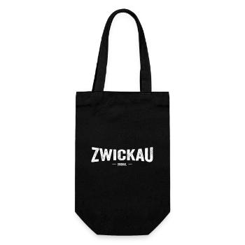 Zwickau Original - Geschenkbeutel für Flaschen - Schwarz - Vorne