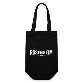 Rosenheim Original - Geschenkbeutel für Flaschen - Schwarz - Vorne