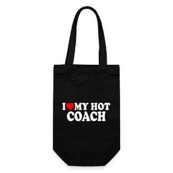 I love my hot coach - Sac à bouteille - noir - Devant