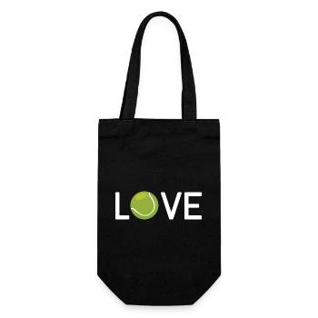 Amateur de tennis - Sac à bouteille - noir - Devant