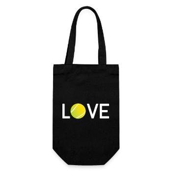 Tennis Lover - Gift Bag for Bottles - black - Front