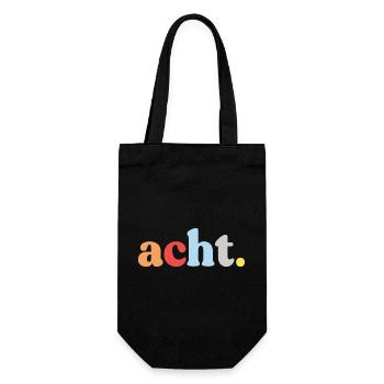 8e anniversaire Eight Retro - Sac à bouteille - noir - Devant