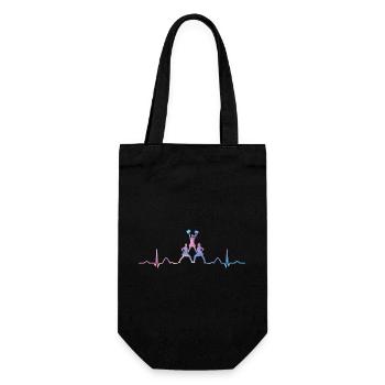 Cheerleader Cheer Mom Cheerleading - Gift Bag for Bottles - black - Front