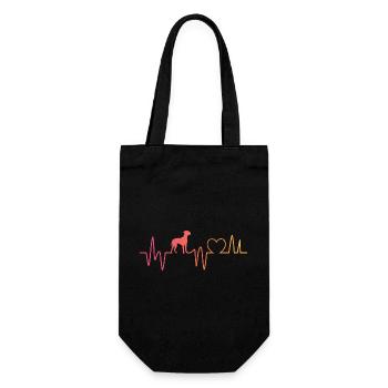 rhodesian ridgeback hund - Geschenkbeutel für Flaschen - Schwarz - Vorne