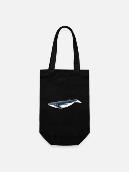 Tropical baby whale Baby whale - Baby baleine - Gift Bag for Bottles - black