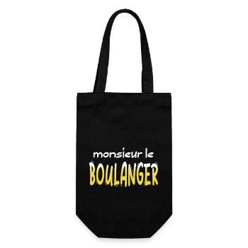 BOULANGERE BOULANGER BOULANGERIE PAIN MONSIEUR - Sac à bouteille - noir - Devant