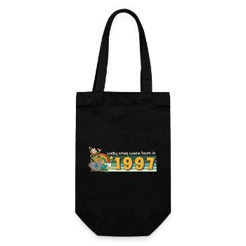 Les chanceux sont nés en 1997 tee St. Patrick’s - Sac à bouteille - noir - Devant