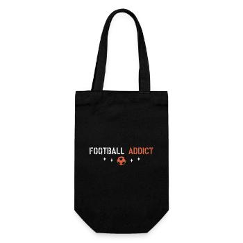 Football addict - Sac à bouteille - noir - Devant