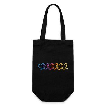 Hockey sur gazon Hockey Club de hockey « Hockey-love-herz » - Sac à bouteille - noir - Devant