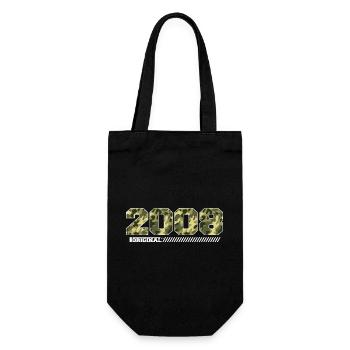 2008 Cadeau Anniversaire Vintage 2008 Armée - Sac à bouteille - noir - Devant