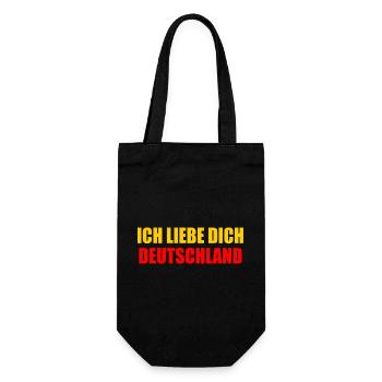 I love you Germany - Gift Bag for Bottles - black - Front