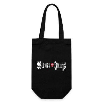 Wiener Jungs Wien Ultras Hooligans - Geschenkbeutel für Flaschen - Schwarz - Vorne