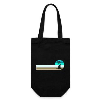 Horizon de la plage - Sac à bouteille - noir - Devant