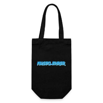 Music teacher as a job - Gift Bag for Bottles - black - Front