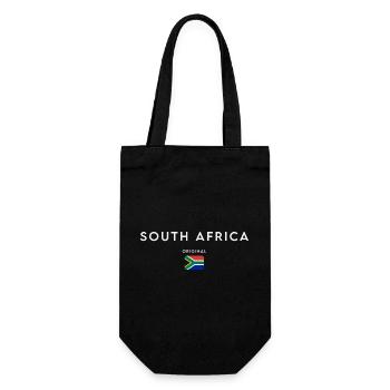 Drapeau sud-africain, fierté sud-africaine - Sac à bouteille - noir - Devant