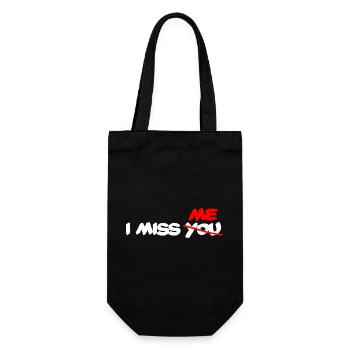 Je me manque, tu ne me manques pas - Sac à bouteille - noir - Devant