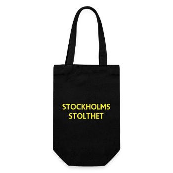 Stockholm Pride - Geschenkbeutel für Flaschen - Schwarz - Vorne