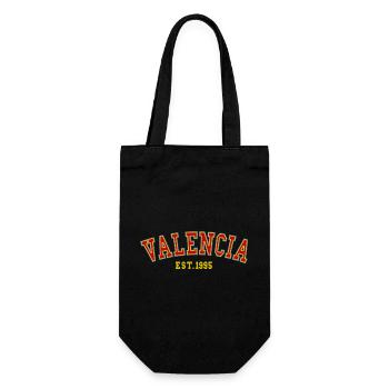 Valencia Est.1995 - Geschenkbeutel für Flaschen - Schwarz - Vorne