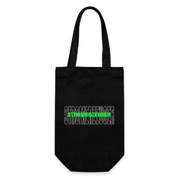 Power Generators Sustainable Power Generation - Gift Bag for Bottles - black - Front