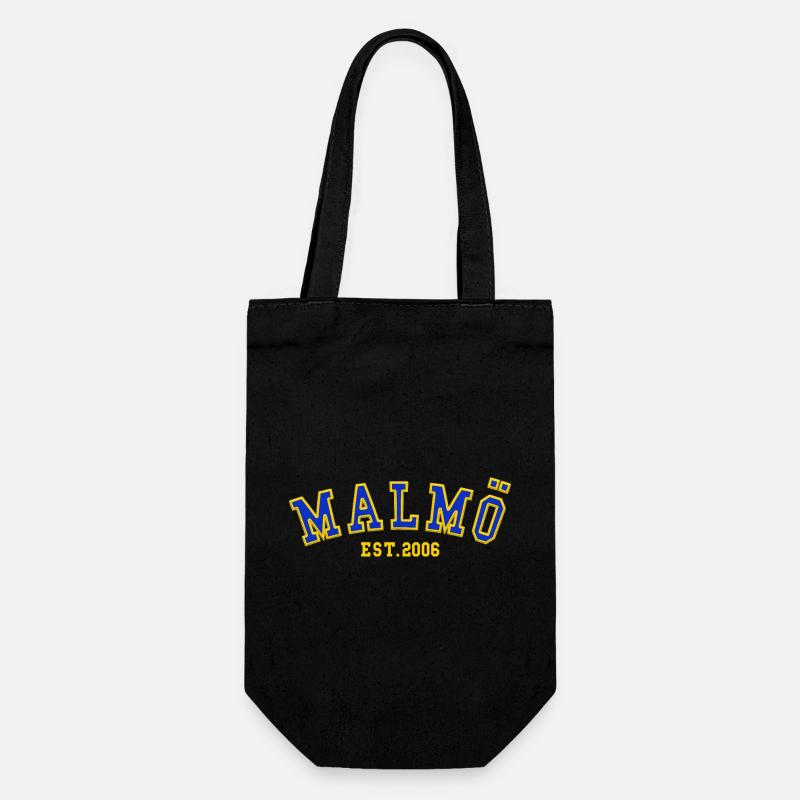 Malmö Est. 2006 - Gift Bag for Bottles - black