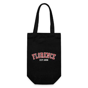 Florence Est. 2006 - Geschenkbeutel für Flaschen - Schwarz - Vorne