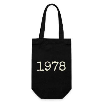 Geburtstagsgeschenk 1978 – Großartig seit 1978 - Geschenkbeutel für Flaschen - Schwarz - Vorne