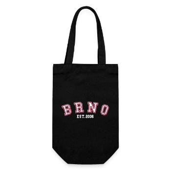 Brünn, gegründet 2006 - Geschenkbeutel für Flaschen - Schwarz - Vorne