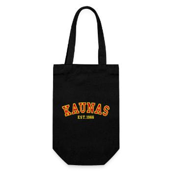 Kaunas Est. 1966 - Gift Bag for Bottles - black - Front