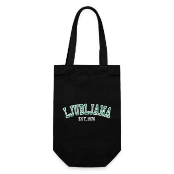 Ljubljana Est. 1976 - Gift Bag for Bottles - black - Front