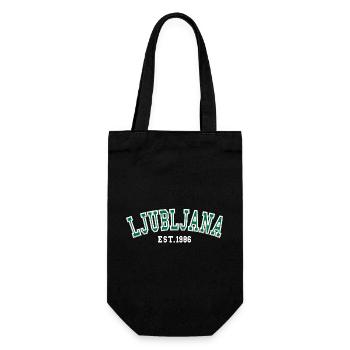 Ljubljana Est. 1986 - Gift Bag for Bottles - black - Front