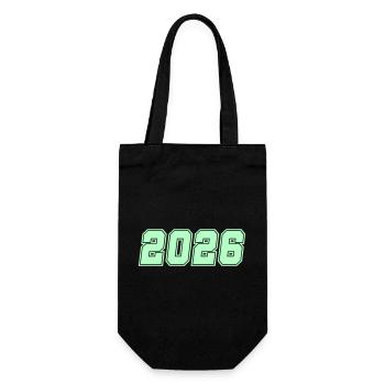 2026-- - Gift Bag for Bottles - black - Front