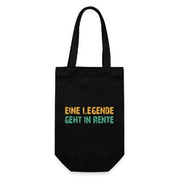 Ruhestand Legende - Geschenkbeutel für Flaschen - Schwarz - Vorne