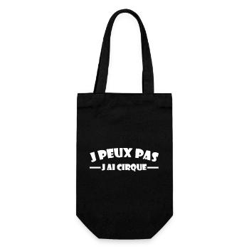 J PEUX PAS J AI CIRQUE - Sac à bouteille - noir - Devant