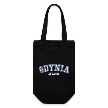 Gdynia gegründet 2006 - Geschenkbeutel für Flaschen - Schwarz - Vorne