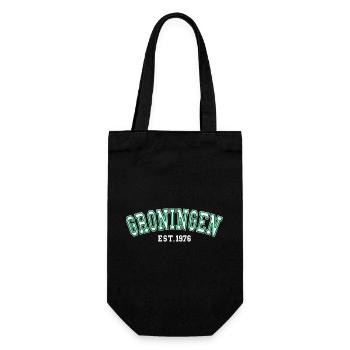 Groningen Est. 1976 - Gift Bag for Bottles - black - Front