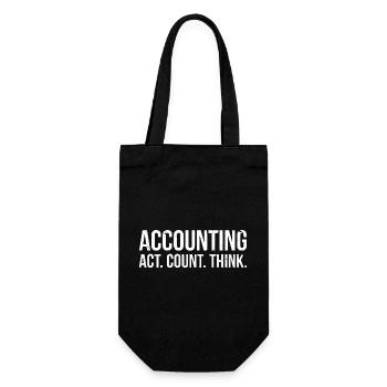 Compte de la Loi sur la comptabilité Penser - Sac à bouteille - noir - Devant