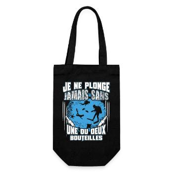 Une ou deux bouteilles - Sac à bouteille - noir - Devant