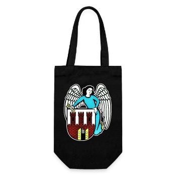 Toruń - Poland - Gift Bag for Bottles - black - Front