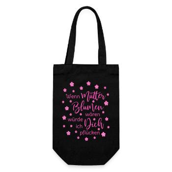 Si les mères étaient des fleurs, je te choisirais - Sac à bouteille - noir - Devant