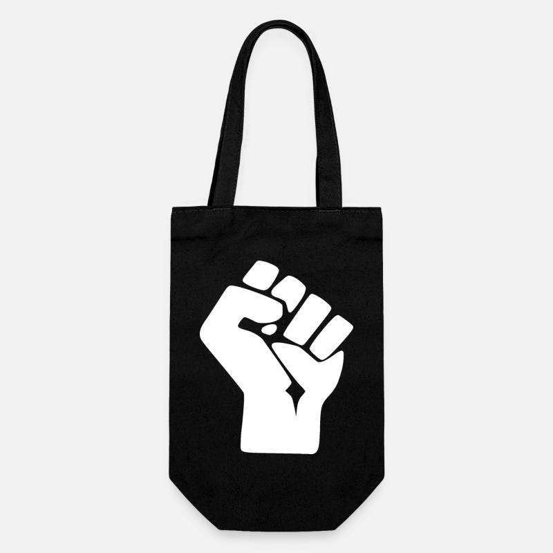 poing - Sac à bouteille - noir