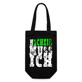 I have to shit - Gift Bag for Bottles - black - Front