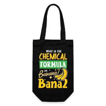 Quelle est la formule chimique de la banane BaNa2 - Sac à bouteille - noir - Devant