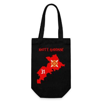 Haute Garonne - Gift Bag for Bottles - black - Front