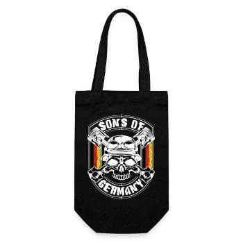 Biker Sons of Germany - Geschenkbeutel für Flaschen - Schwarz - Vorne